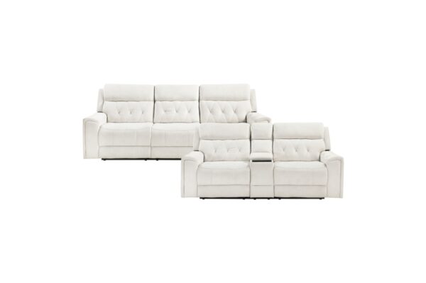 9670BE Seating-Celeste Collection 2pc Set: Sofa, Love (Power)