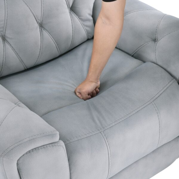 9670GY-3PWH Power Double Reclining Sofa ...