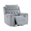 9670GY Seating-Celeste Collection 2pc Set: Sofa, Love (Power)