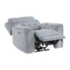 9670GY Seating-Celeste Collection 2pc Set: Sofa, Love (Power)