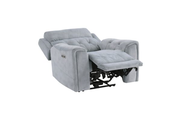 9670GY Seating-Celeste Collection 2pc Set: Sofa, Love (Power)