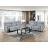 9670GY-3PWH Power Double Reclining Sofa ...