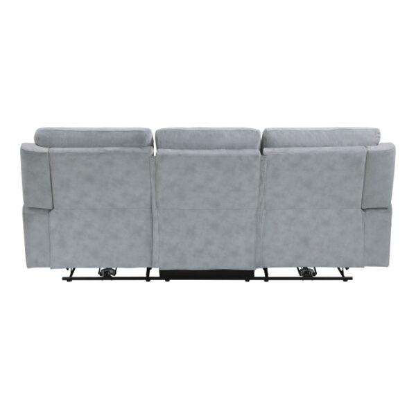 9670GY-3PWH Power Double Reclining Sofa ...