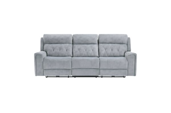 9670GY Seating-Celeste Collection 2pc Set: Sofa, Love (Power)