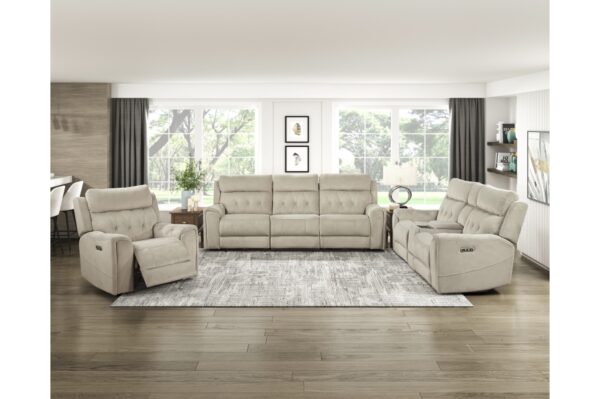 9670TP Seating-Celeste Collection 2pc Set: Sofa, Love (Power)