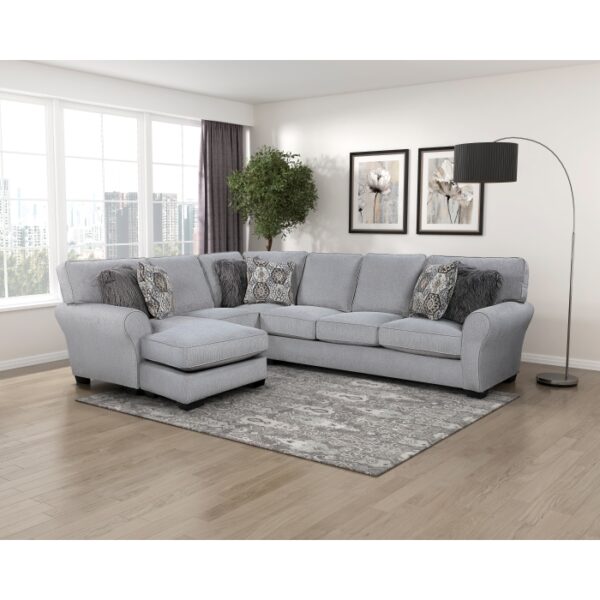 9679GY*SC 2-Piece Reversible Sectional