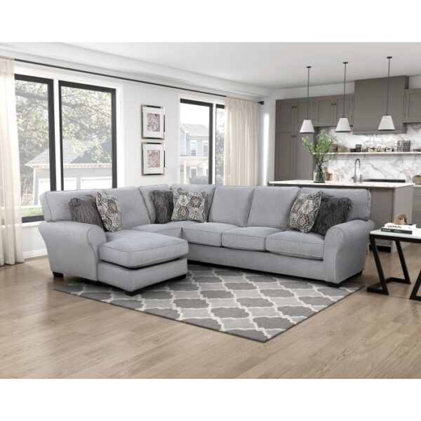 9679GY*SC 2-Piece Reversible Sectional