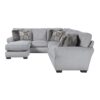 9679GY Seating-Kieran Collection 2-Piece Reversible Sectional
