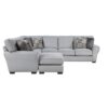 9679GY Seating-Kieran Collection 2-Piece Reversible Sectional