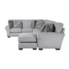 9679GY Seating-Kieran Collection 2-Piece Reversible Sectional