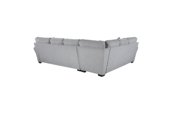 9679GY Seating-Kieran Collection 2-Piece Reversible Sectional