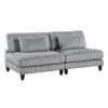 9688GY*63CR3AC 6-Piece Modular Sectional