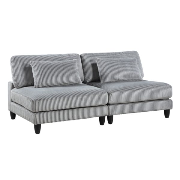 9688GY*63CR3AC 6-Piece Modular Sectional