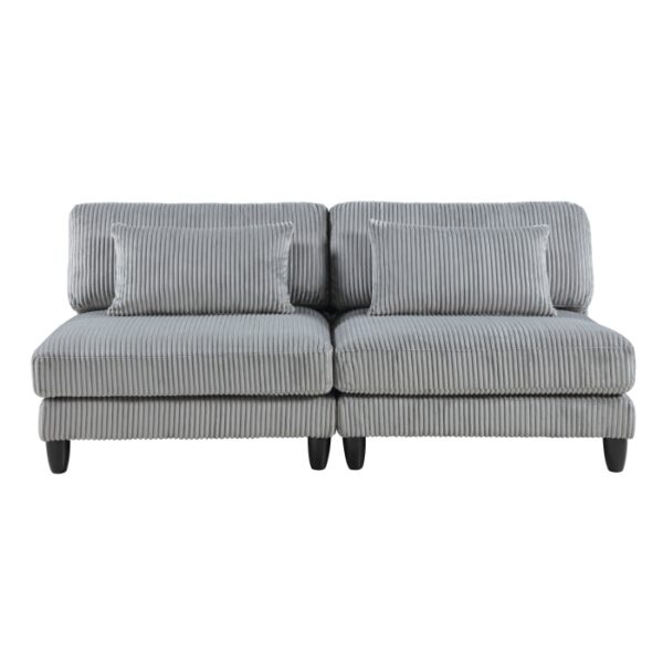 9688GY*63CR3AC 6-Piece Modular Sectional