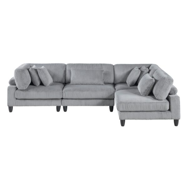 9688GY*42CR2AC 4-Piece Modular Sectional
