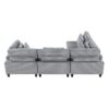 9688GY*42CR2AC 4-Piece Modular Sectional