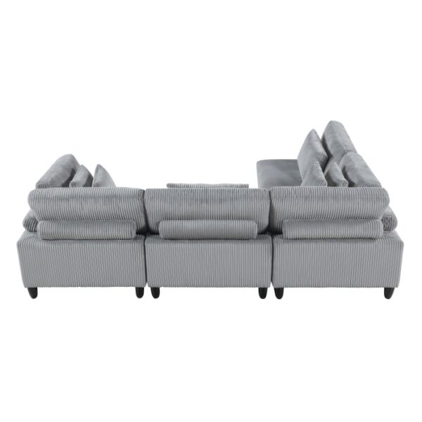 9688GY*42CR2AC 4-Piece Modular Sectional