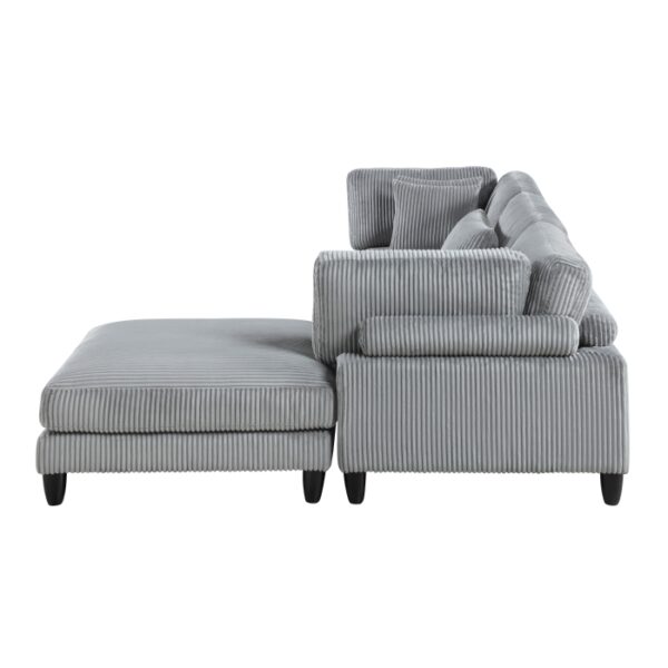 9688GY*42CRACOT 4-Piece Modular Sectional wi...
