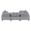 9688GY*42CRACOT 4-Piece Modular Sectional wi...