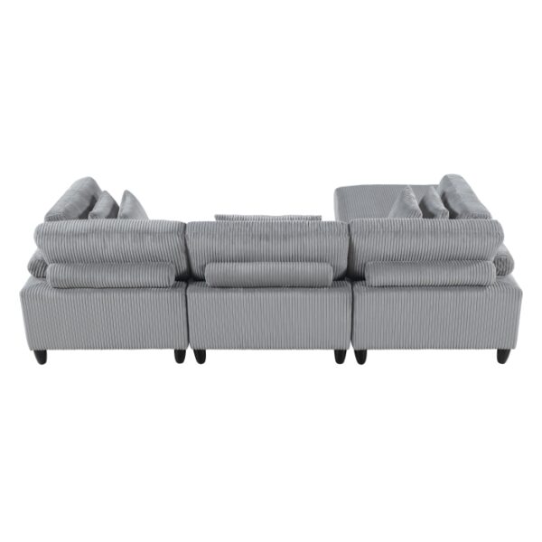 9688GY*42CRACOT 4-Piece Modular Sectional wi...