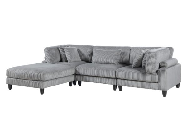 9688GY*42CRACOT 4-Piece Modular Sectional wi...