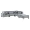 9688GY*52CR2ACOT 5-Piece Modular Sectional wi...