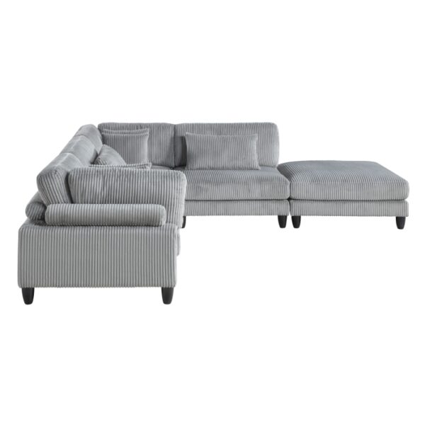 9688GY*52CR2ACOT 5-Piece Modular Sectional wi...