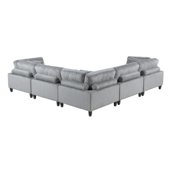 9688GY*53CR2AC 5-Piece Modular Sectional