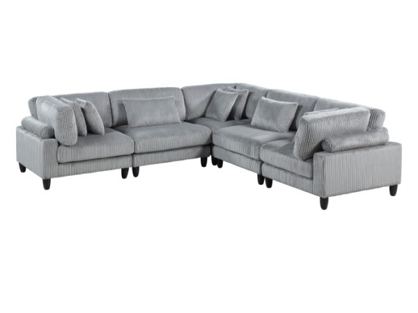 9688GY*53CR2AC 5-Piece Modular Sectional