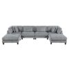 9688GY*62CR2AC2OT 6-Piece Modular Sectional wi...