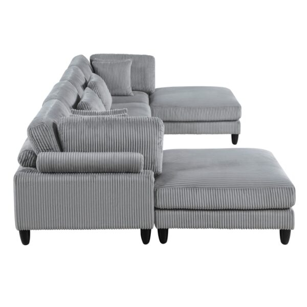 9688GY*62CR2AC2OT 6-Piece Modular Sectional wi...