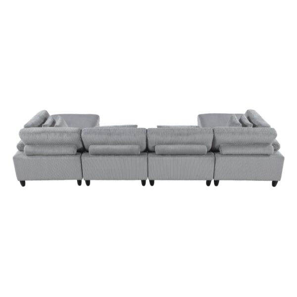 9688GY*62CR2AC2OT 6-Piece Modular Sectional wi...