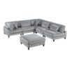 9688GY*62CR3ACOT 6-Piece Modular Sectional wi...