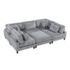 9688GY*62CR3ACOT 6-Piece Modular Sectional wi...