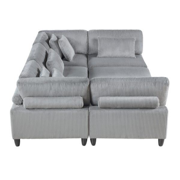 9688GY*62CR3ACOT 6-Piece Modular Sectional wi...