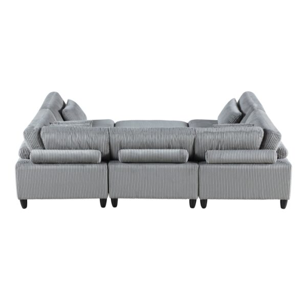 9688GY*62CR3ACOT 6-Piece Modular Sectional wi...