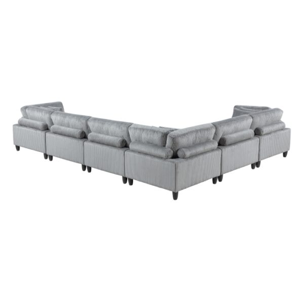 9688GY*63CR3AC 6-Piece Modular Sectional