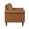 9690BRW Seating-Hector Collection 2pc Set: Sofa, Love