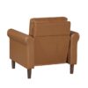 9690BRW Seating-Hector Collection 2pc Set: Sofa, Love