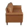 9690BRW Seating-Hector Collection 2pc Set: Sofa, Love