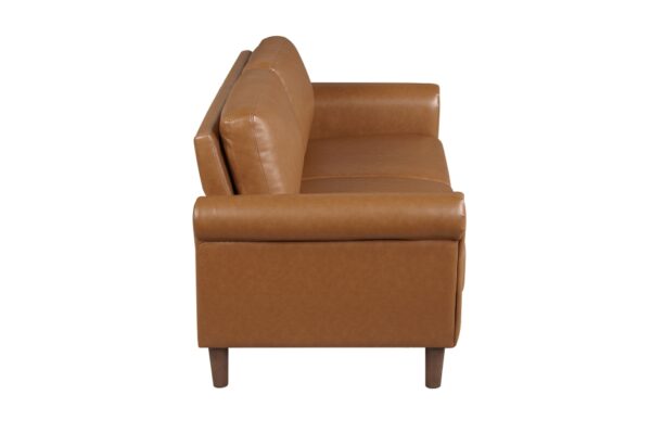 9690BRW Seating-Hector Collection 2pc Set: Sofa, Love