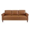 9690BRW Seating-Hector Collection 2pc Set: Sofa, Love