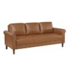 9690BRW Seating-Hector Collection 2pc Set: Sofa, Love