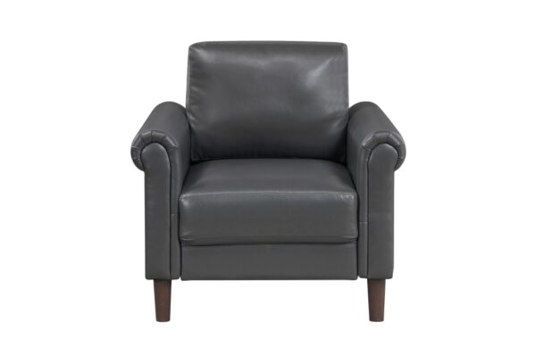 9690DGY Seating-Hector Collection 2pc Set: Sofa, Love