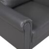 9690DGY Seating-Hector Collection 2pc Set: Sofa, Love