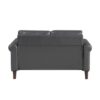 9690DGY Seating-Hector Collection 2pc Set: Sofa, Love