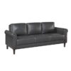 9690DGY Seating-Hector Collection 2pc Set: Sofa, Love