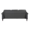 9690DGY Seating-Hector Collection 2pc Set: Sofa, Love