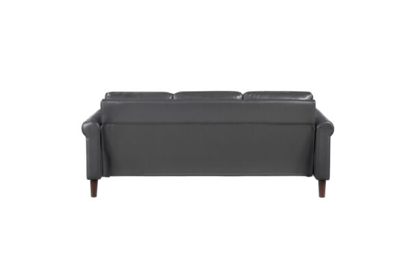 9690DGY Seating-Hector Collection 2pc Set: Sofa, Love