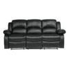 9700BLK-3 Double Reclining Sofa